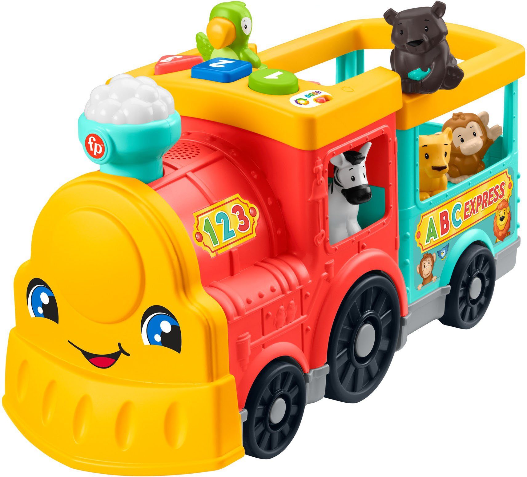 Fisher-Price® Spielzeug-Eisenbahn Little People, ABC Zug, günstig online kaufen