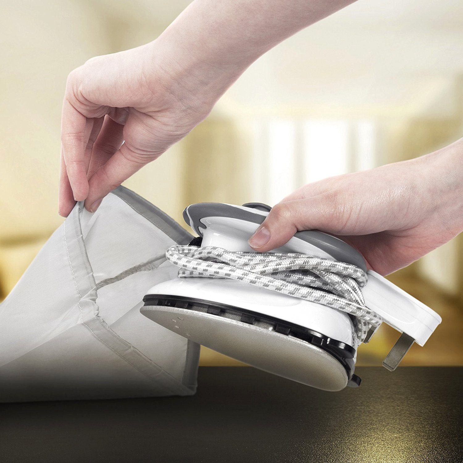 Duronic Reise-Dampfbügeleisen SI2 Reisebügeleisen, 375W Minibügeleisen, 50ml Wassertank