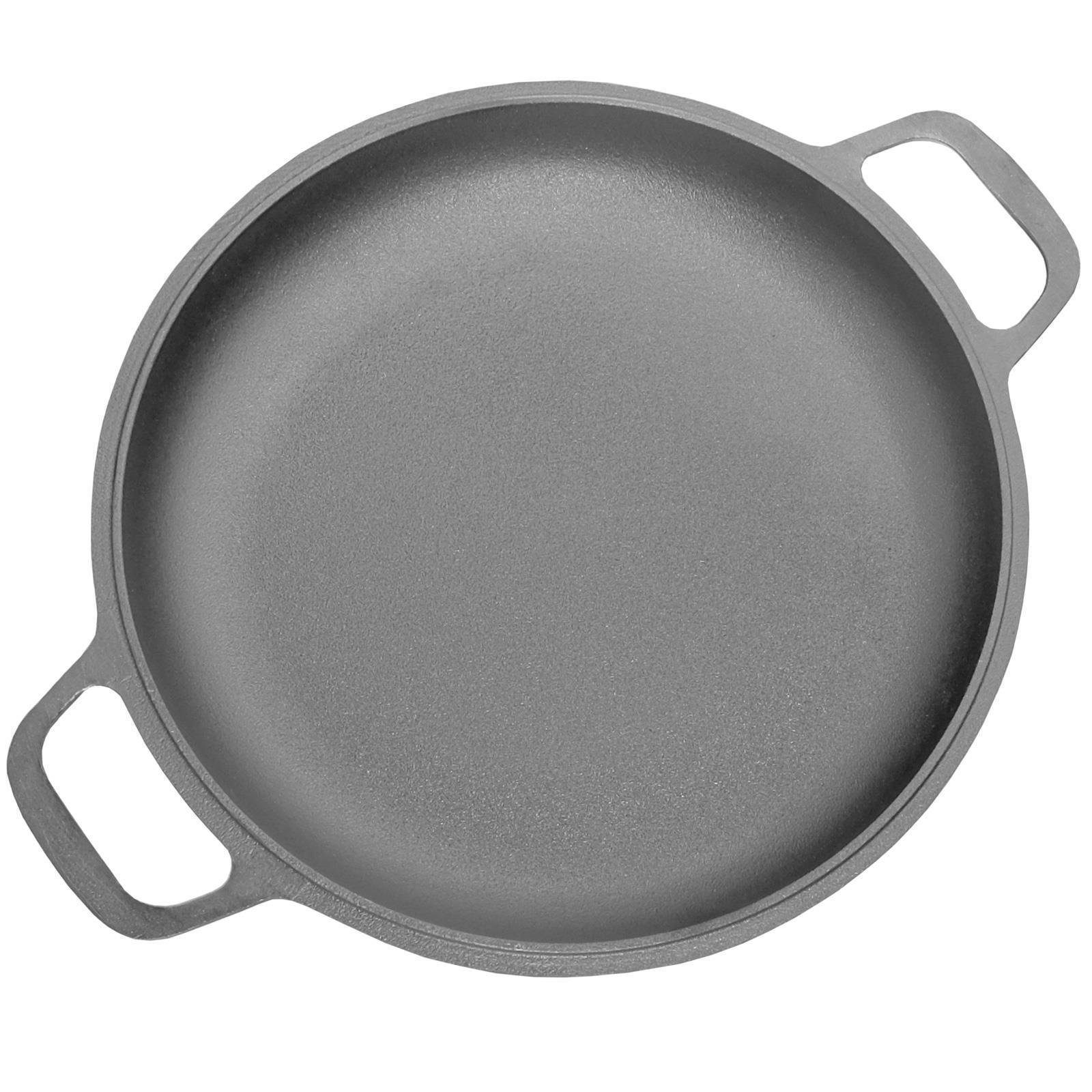 BIOL Servierpfanne 20 cm Deckel-Pfanne Universaldeckel Servierpfanne, Gusseisen, Induktion