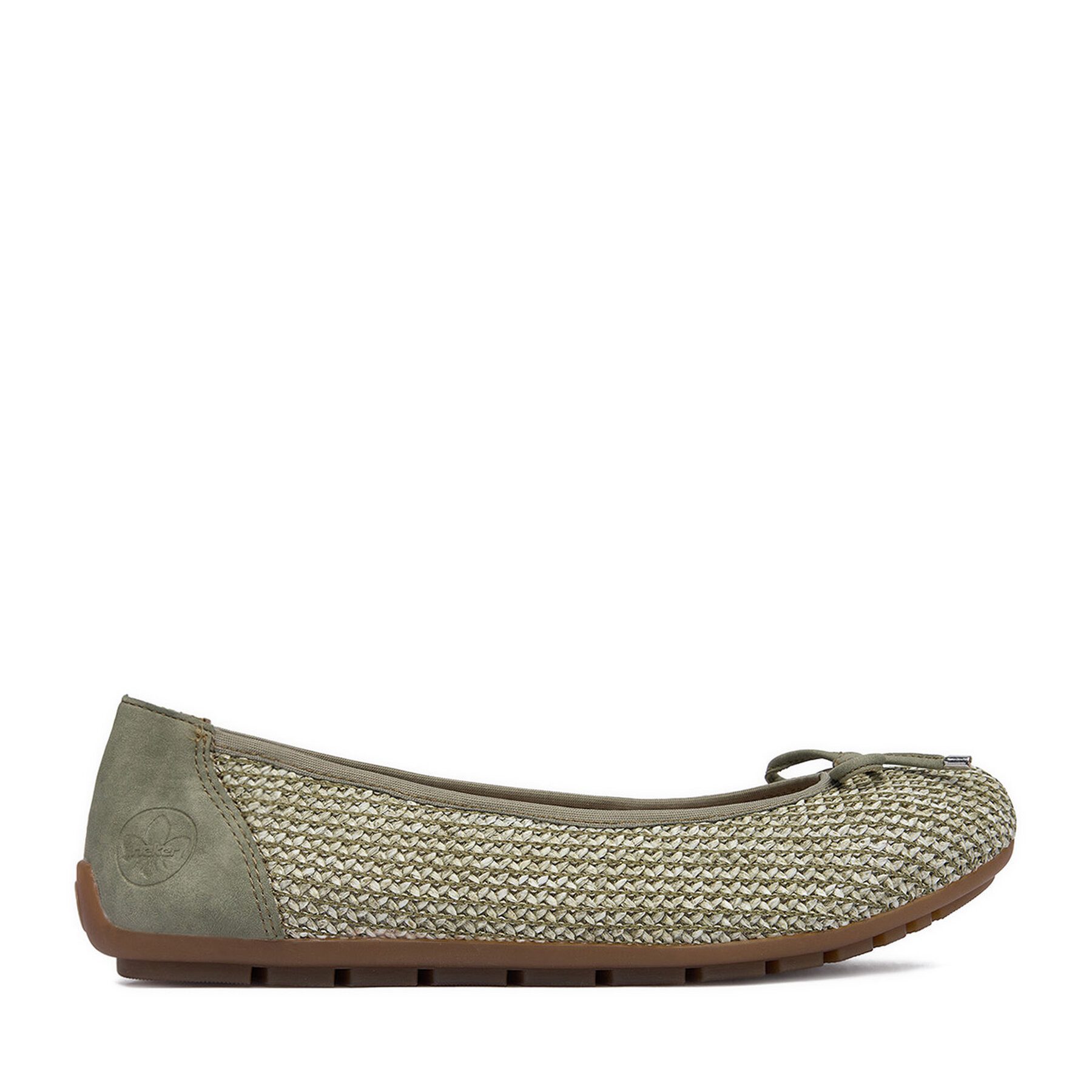 Rieker Rieker Damen-Ballerinas Grün 43850-52 Ballerina