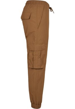 URBAN CLASSICS Cargohose Damen Ladies High Waist Crinkle Nylon Cargo Pants (1-tlg)