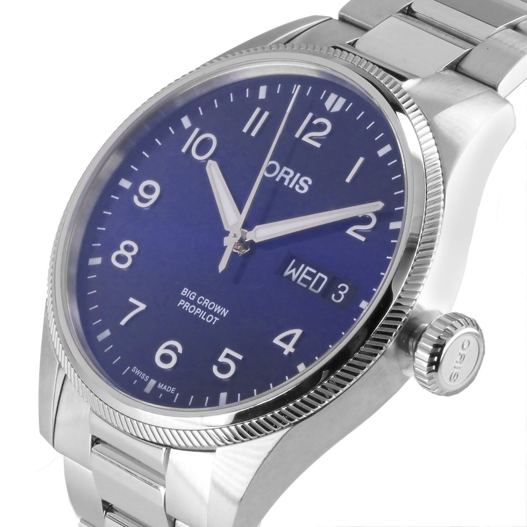 Oris Schweizer Uhr 01 752 7760 4065-07 8 20 08P BIG CROWN PROPILOT BIG DATE 44,0mm BIG CROWN PROPILOT BIG DATE, Day Date Anzeige