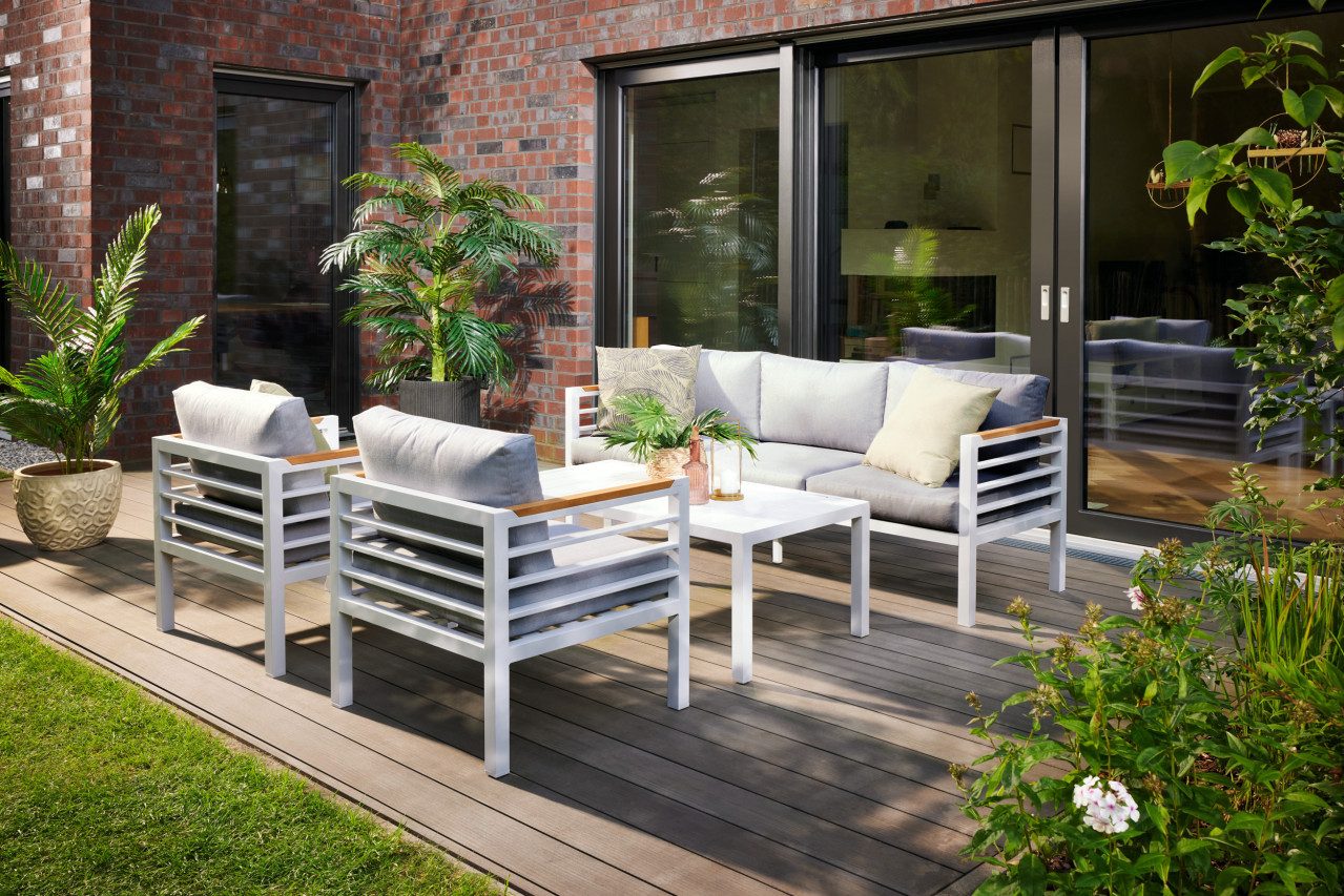 Primaster Gartenlounge-Set Primaster Gartenmöbel-Set Kreta, Witterungsbeständig