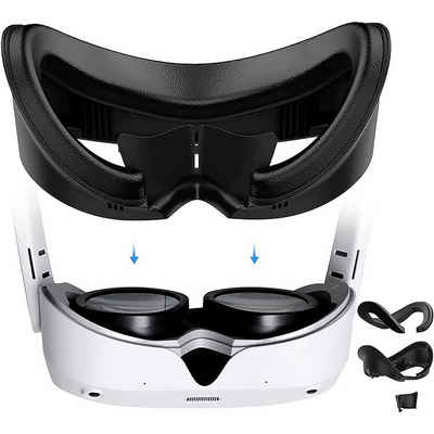 Tadow Für Pico4-Gesichtsschnittstellenhalter,VR-Maske,Ersatzpads für Zubehör Virtual-Reality-Brille (Für Pico4 VR Silikon-Ersatznasenpads, VR-Brillen-Zubehörmasken)