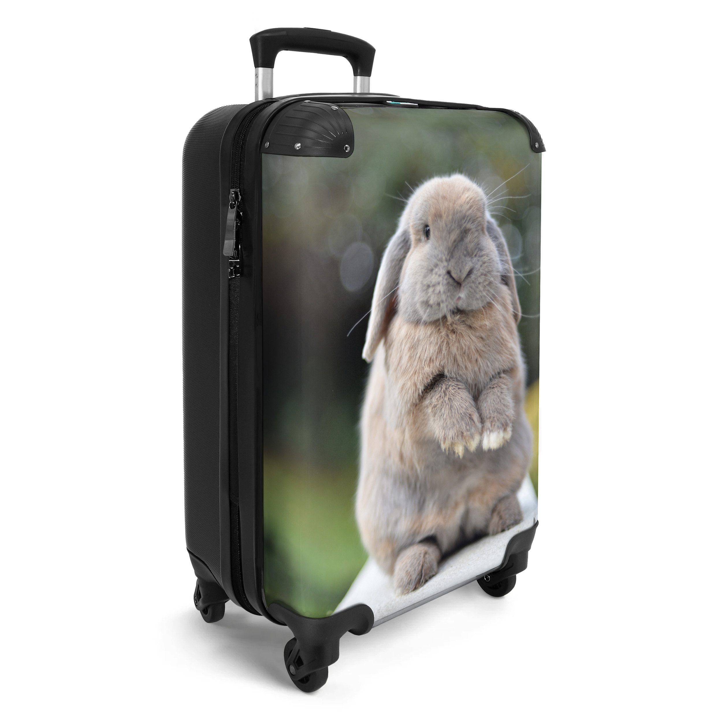 NoBoringSuitcases.com© Hartschalen-Trolley Kaninchen - Tiere - günstig online kaufen