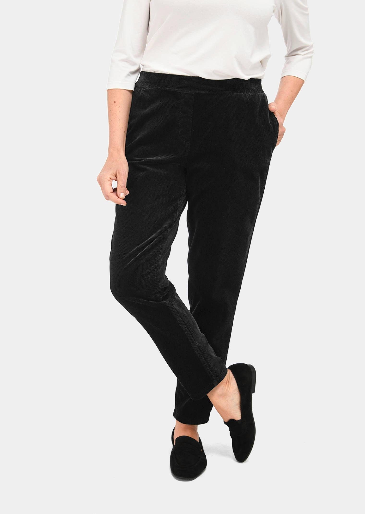 GOLDNER Stoffhose Kurzgr e Kurzgr e Cordhose Martha