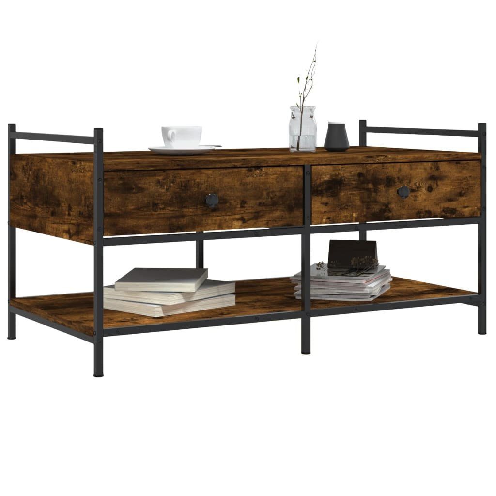 vidaXL Couchtisch Couchtisch Räuchereiche 99x50x50 cm günstig online kaufen