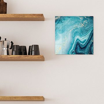 DEQORI Magnettafel 'Meer aus Marmor', Whiteboard Pinnwand beschreibbar