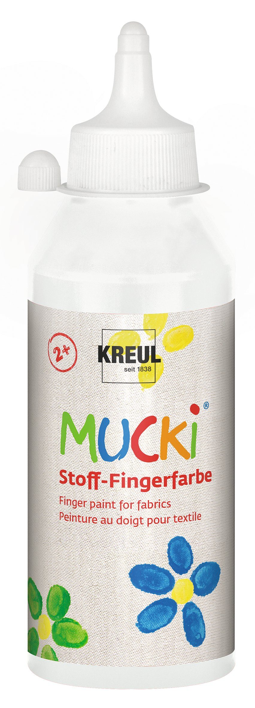 Kreul Fingerfarbe MUCKI Stoff-Fingerfarbe, 250 ml