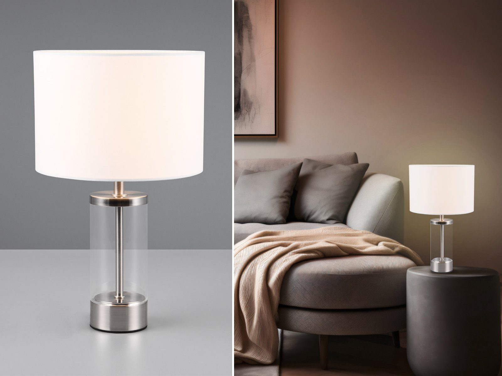 Reality Leuchten LED Nachttischlampe, Dimmfunktion, LED günstig online kaufen
