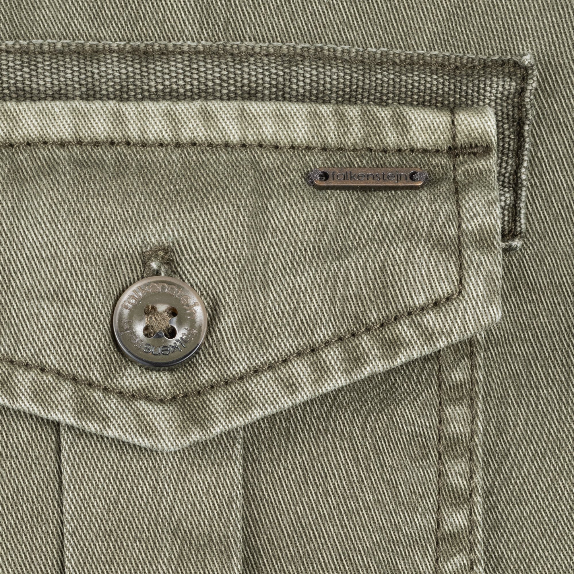FALKENSTEJN Langarmhemd Herrenhemd - Modell Riccaldo - 100% Baumwolle – Vintage 3 Farben – Bild 5 von 5