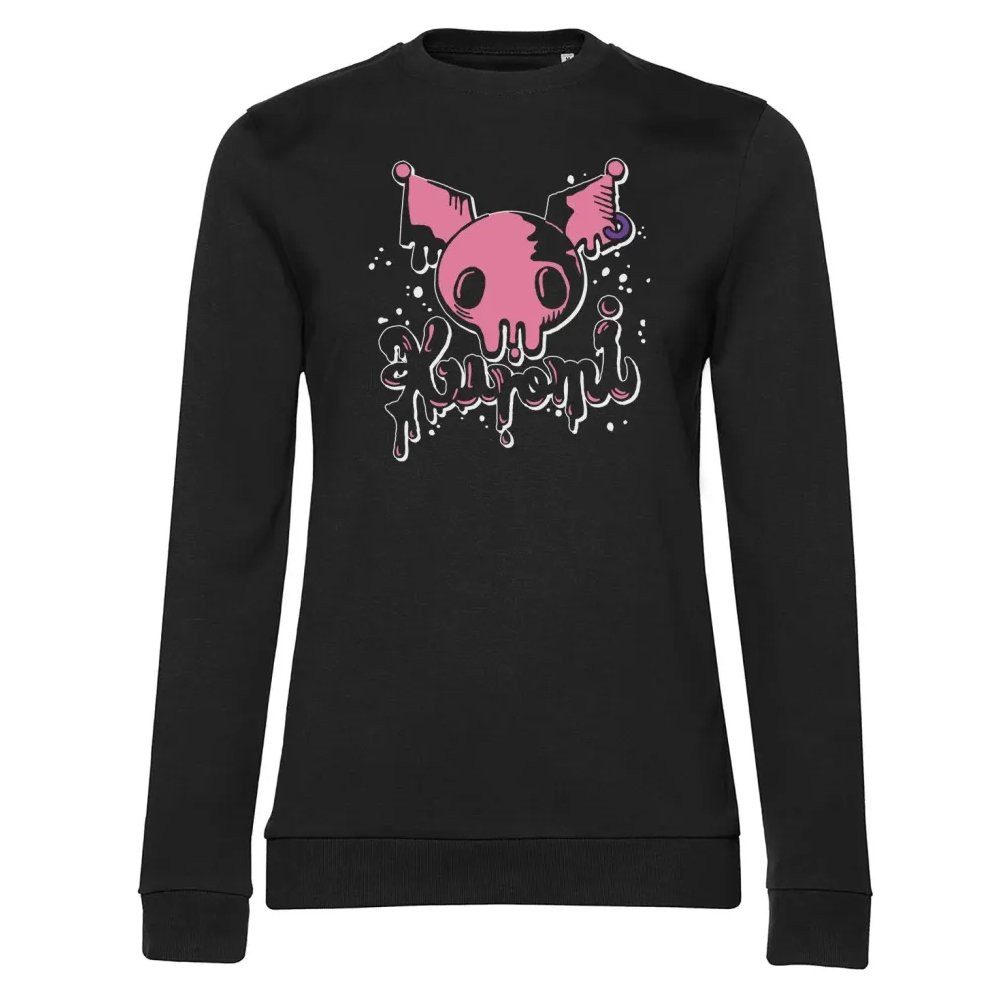 Hello Kitty Rundhalspullover Kuromi Splash Girly Sweatshirt