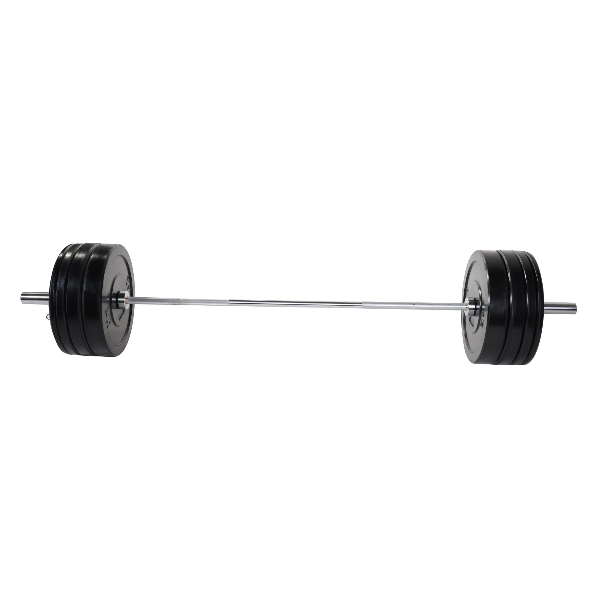 GORILLA SPORTS Hantel-Set Olympia Langhantelset Bumper Plates 140 kg