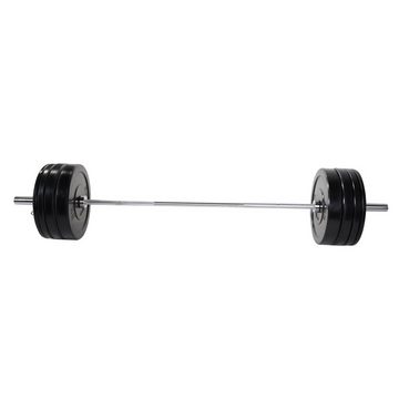 GORILLA SPORTS Hantel-Set Langhantelset Olympia - 140 kg Hantelscheiben, Langhantelstange 220cm