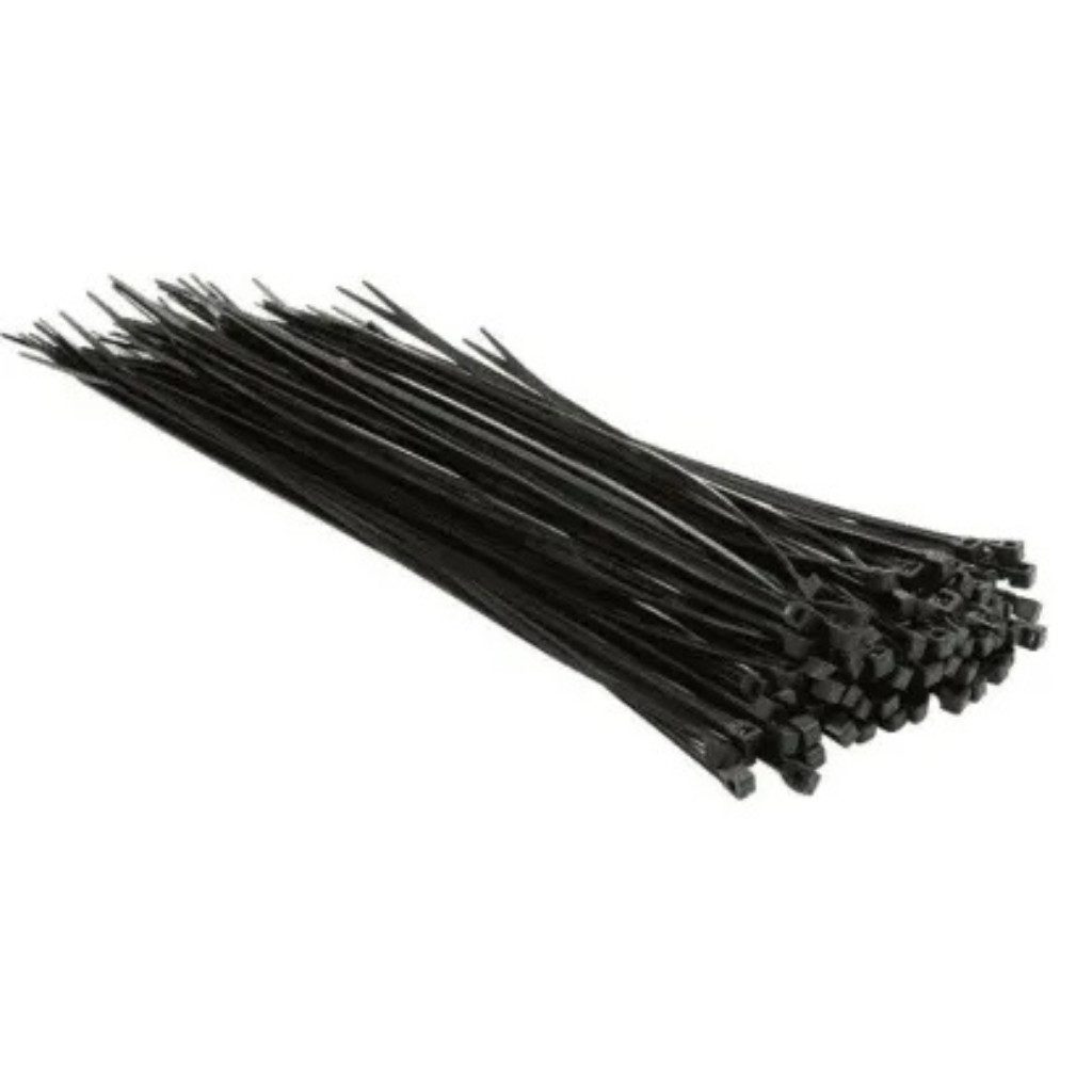 Goobay Kabelbinder Hochwertige Schwarze Kabelbinder – Packung mit 100 Stück (Packung, 1-St., Hochwertige Schwarze Kabelbinder – Packung mit 100 Stück) Stabil und vielseitig einsetzbar