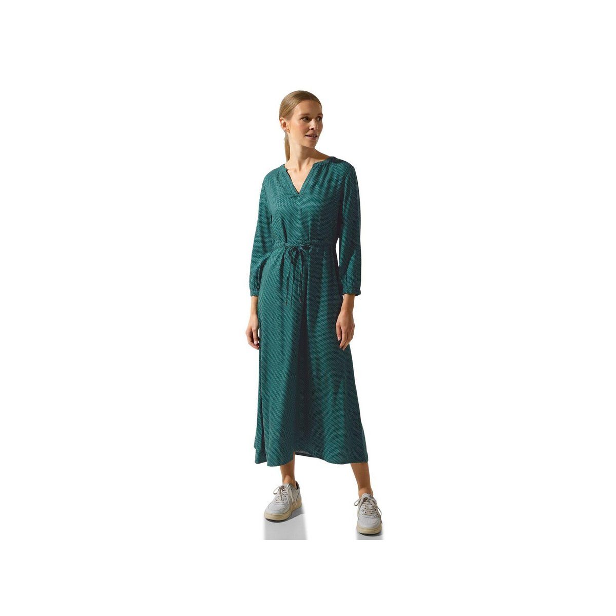 vintage grün Jerseykleid (1-tlg) green STREET ONE cool