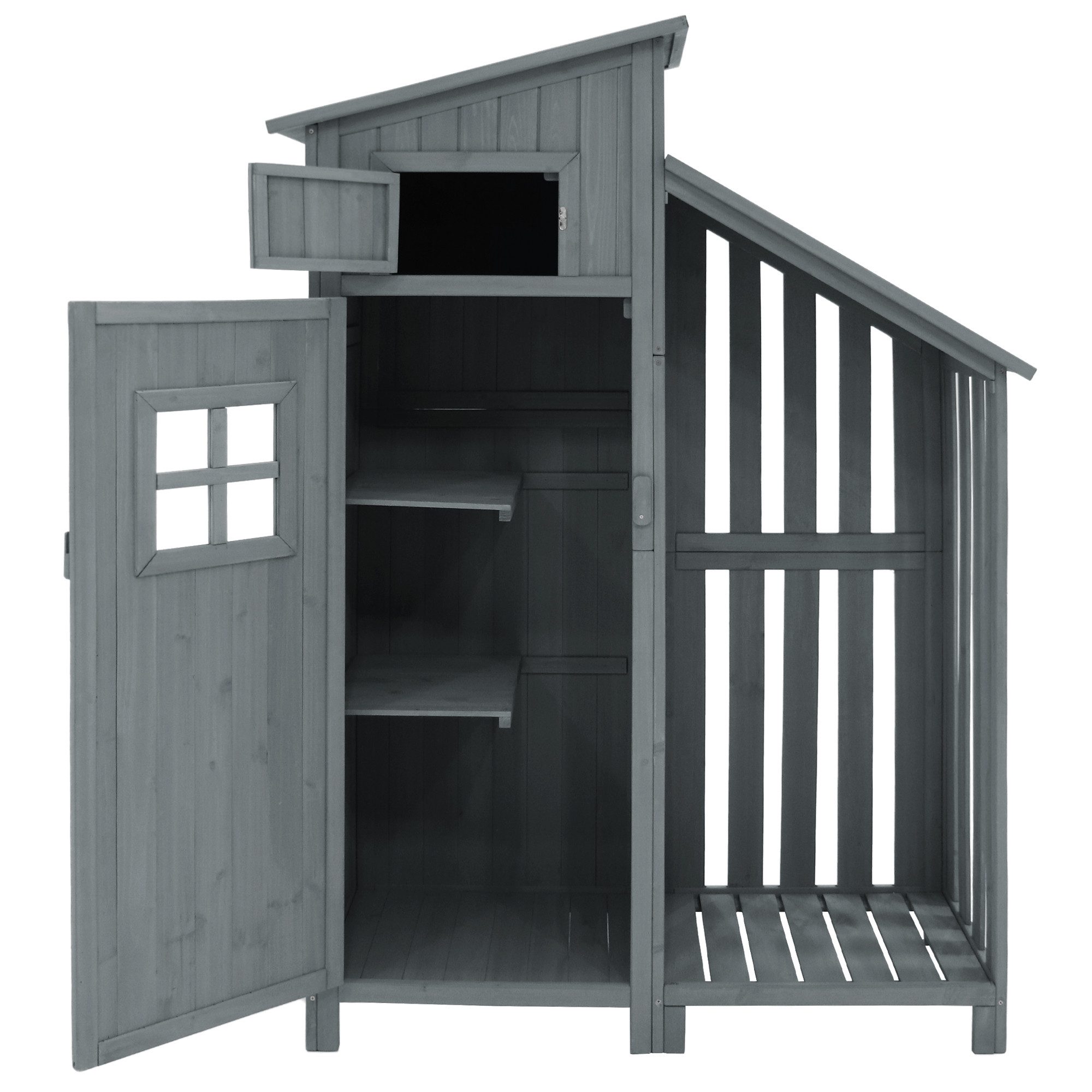 MC Star Gerätehaus Geräteschuppen Geräteschrank, auch für kleine Gärten geeignet, Holzhütte, 1 St., Gartenhaus