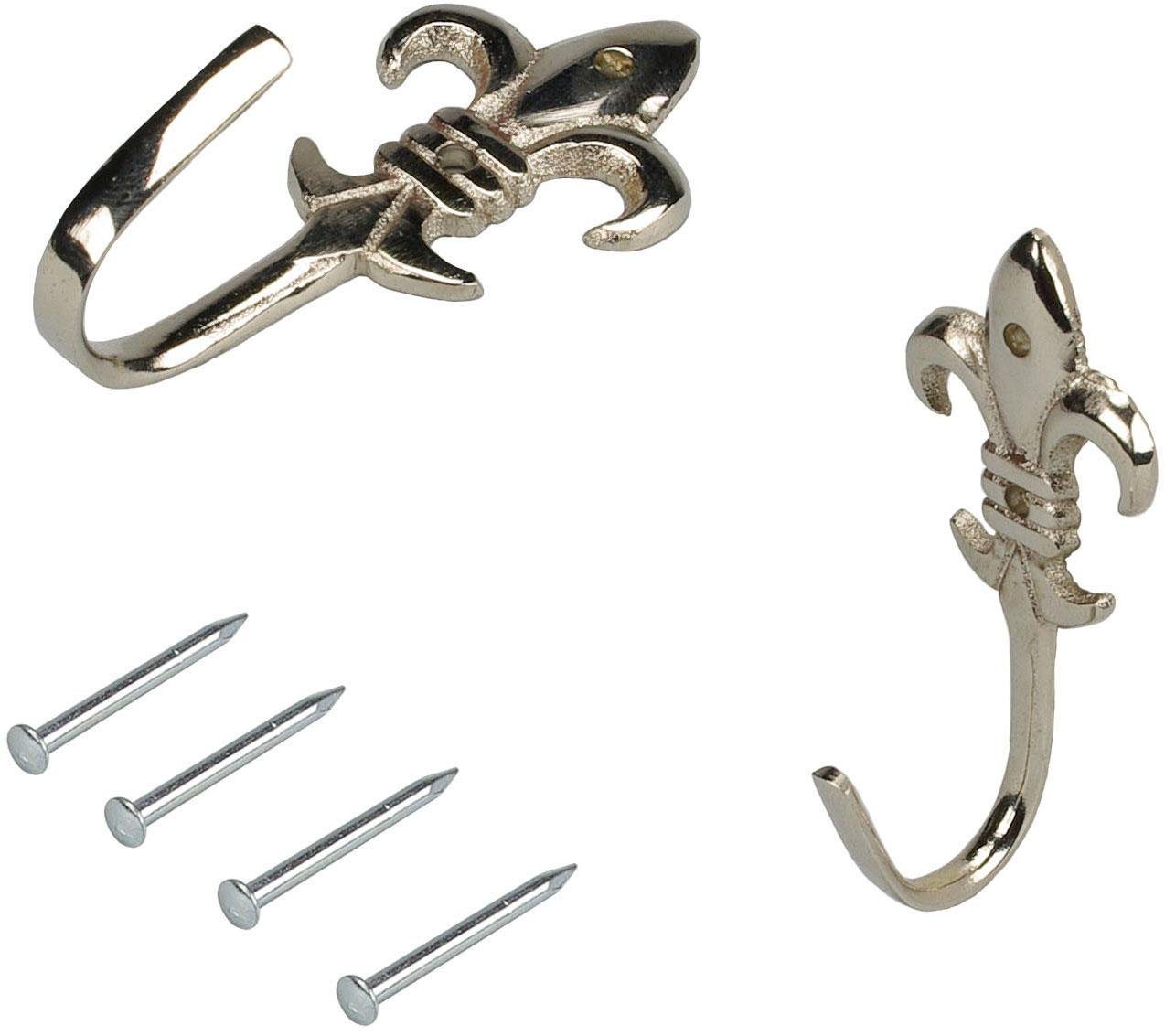 Liedeco Raffhaken Lilie, Gardinen, (Set, 2-tlg), für Seitenschals, Gardinen