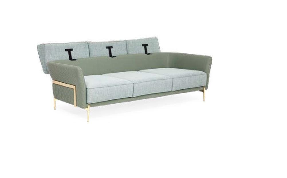 Couch Dreisitzer Sofa Sofa JVmoebel Couchen Verstellbare Multifunktion Design
