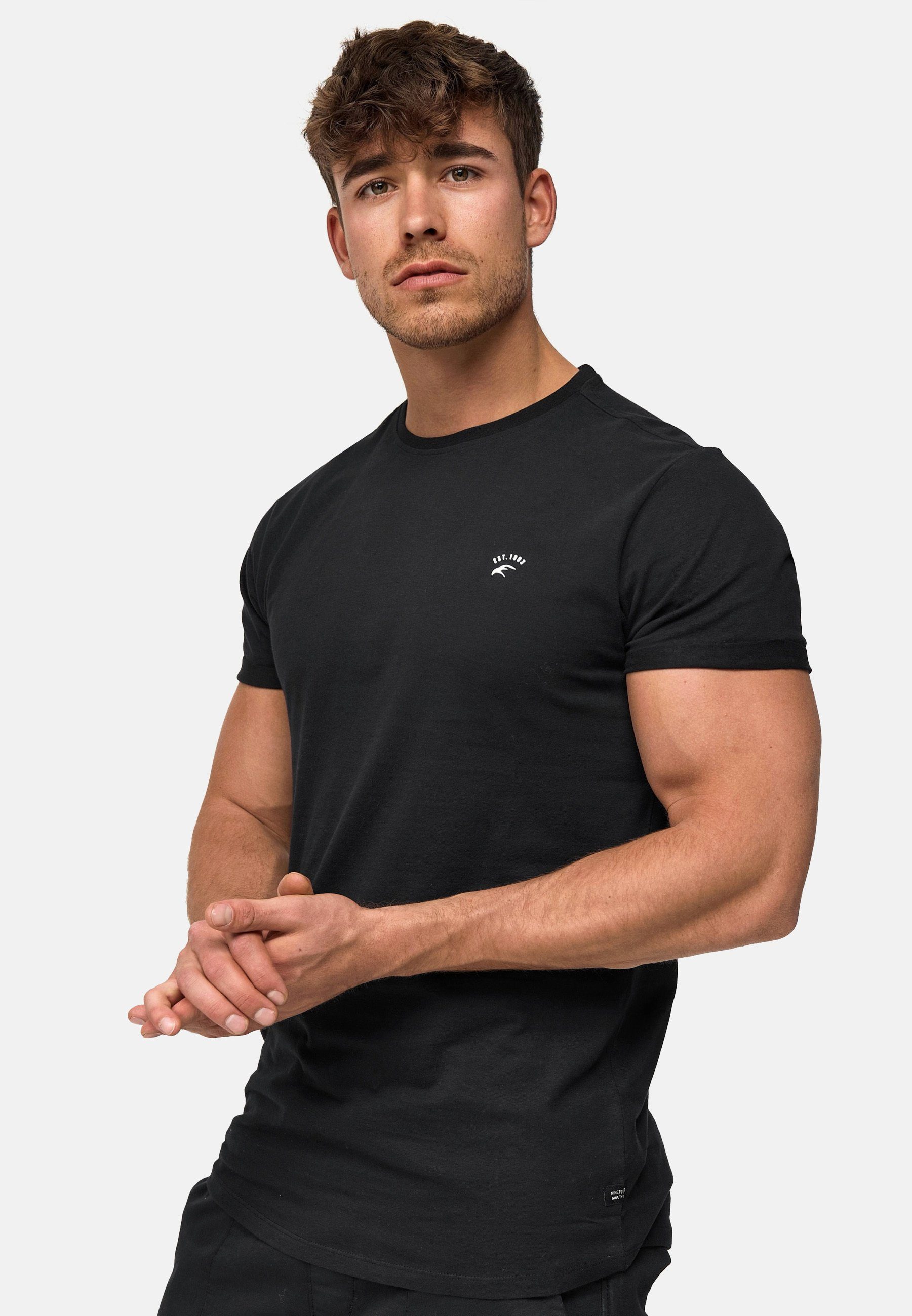 Indicode T-Shirt Kloge Black