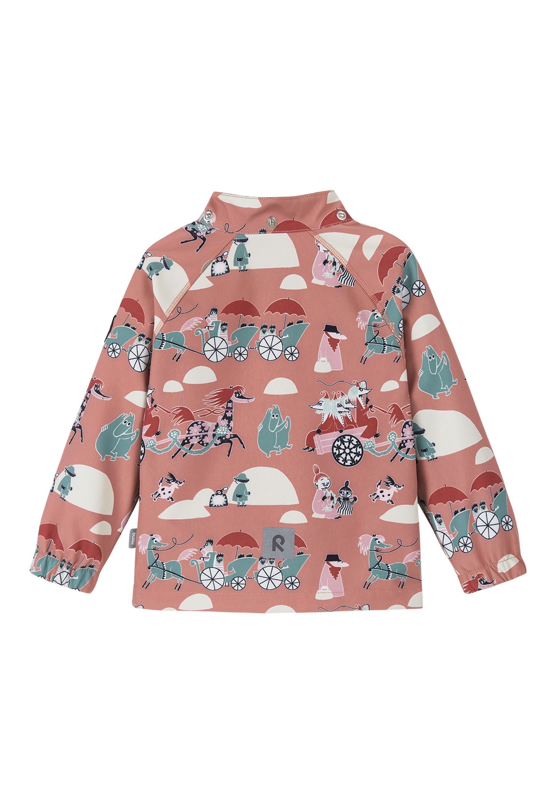 reima Softshelljacke MOOMIN VANTTI Softshell Jacke (1-St) Lässt keinen Wind durch und ist dennoch atmungsaktiv