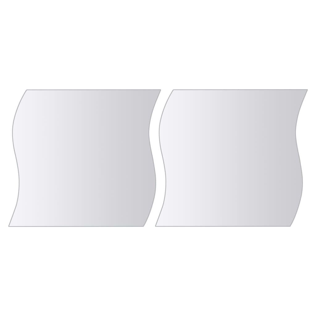 Verschiedene Spiegelfliesen-Set Spiegel Glas vidaXL 16-tlg Formen