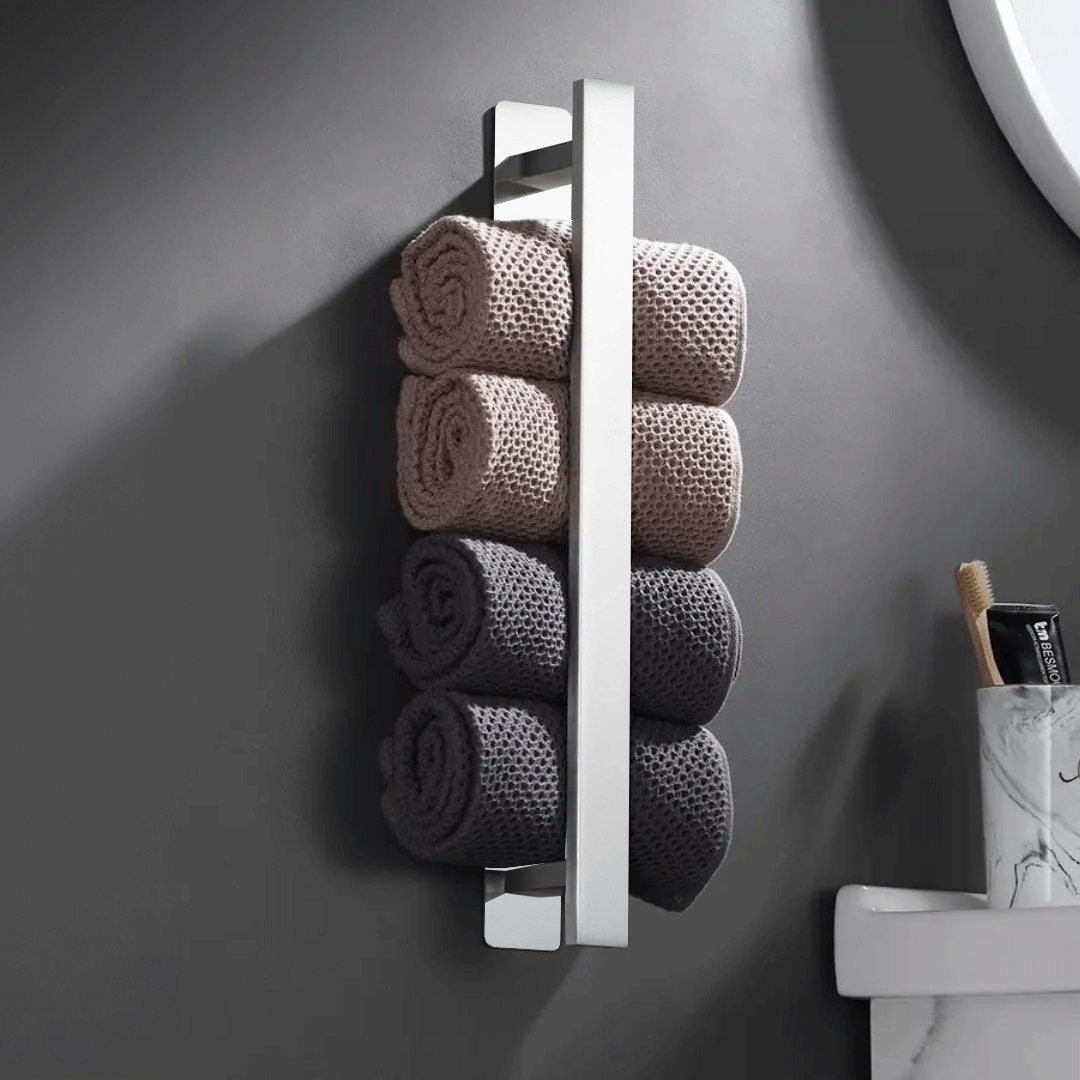 LIVINA HOME Handtuchhalter ohne Bohren 40cm Edelstahl, Gästehandtuchhalteru günstig online kaufen