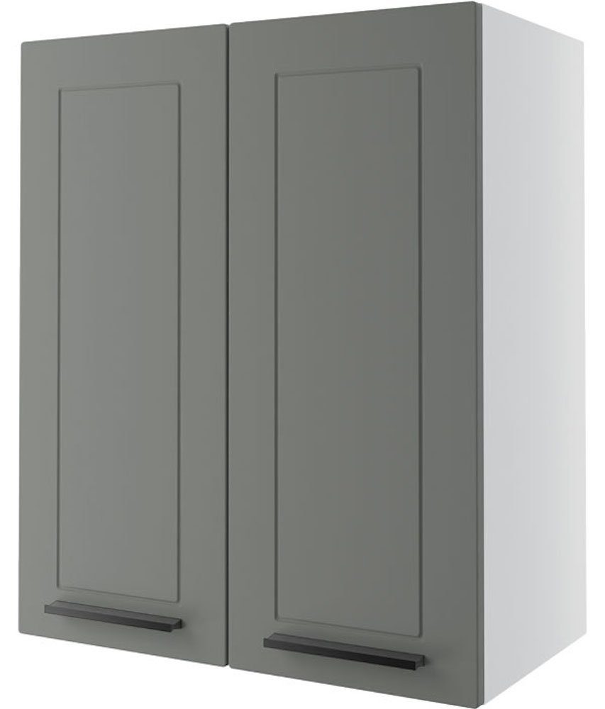 Feldmann-Wohnen Klapphängeschrank Kvantum (Kvantum) 60cm Front- und Korpusfarbe wählbar 2-türig dust grey matt