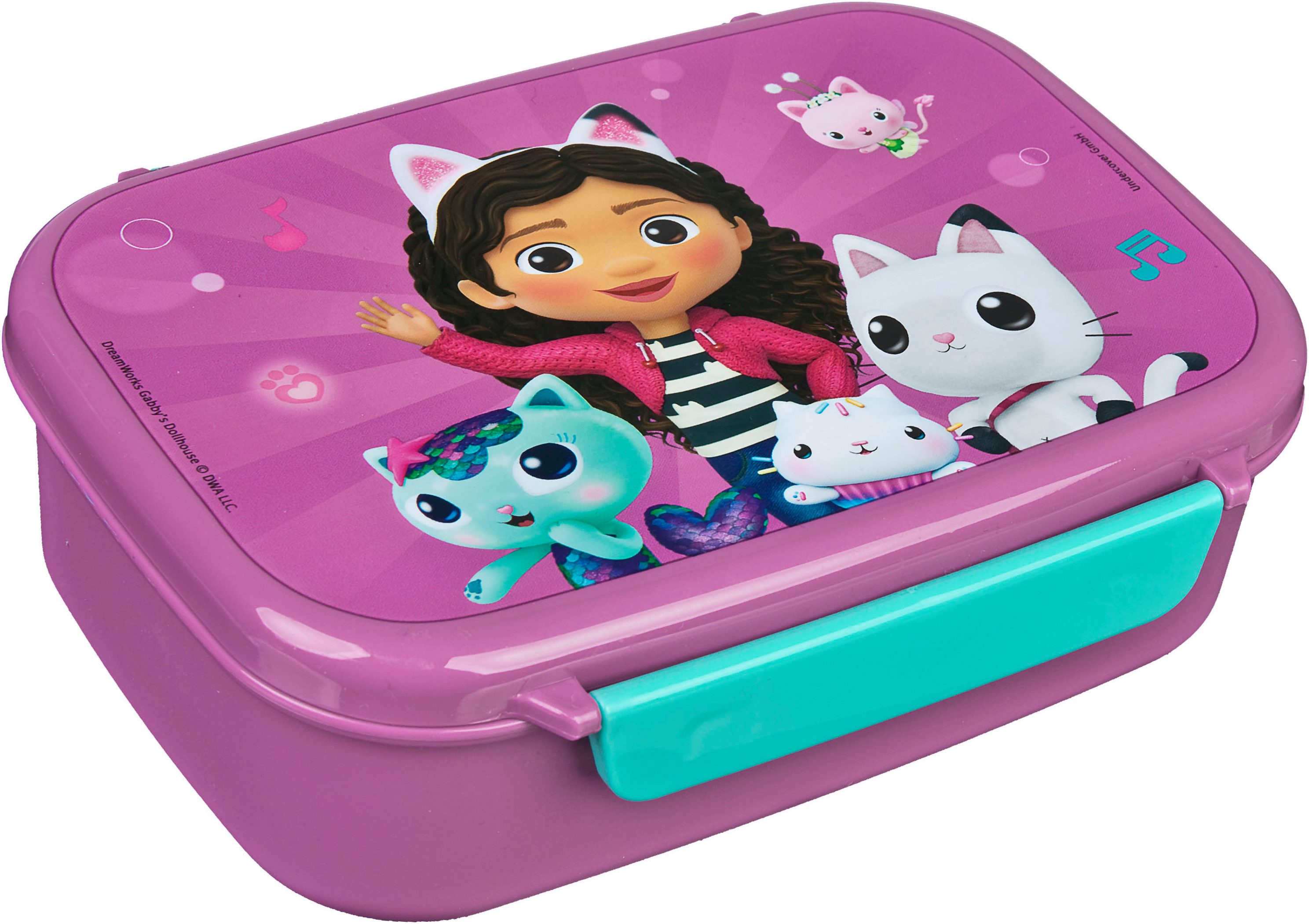 Scooli Lunchbox Gabby's Dollhouse, Kunststoff, (Set, 2-tlg), mit Trinkflasche