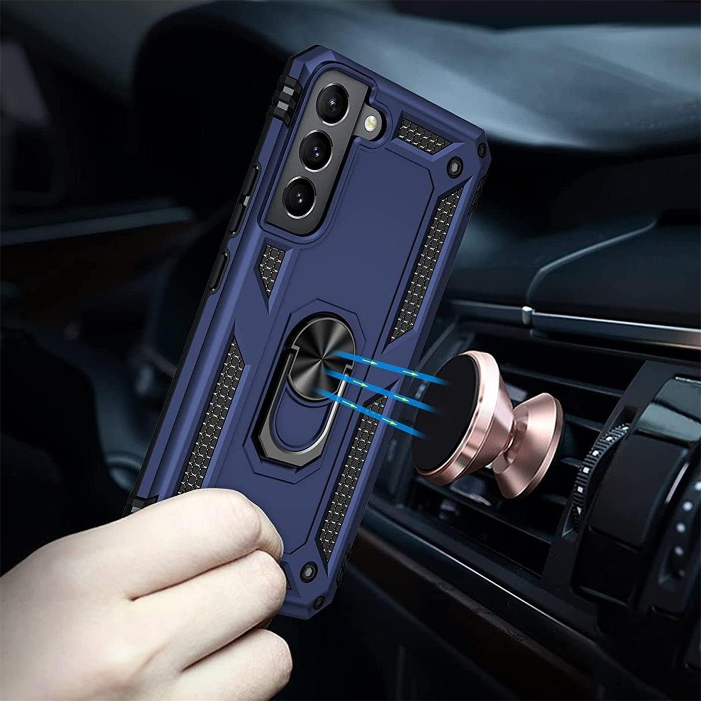 CoolGadget Handyhülle Armor Shield Case für Samsung Galaxy S22 6,1 Zoll, Outdoor Cover mit Magnet Ringhalterung Handy Hülle für Samsung S22 – Bild 4 von 5