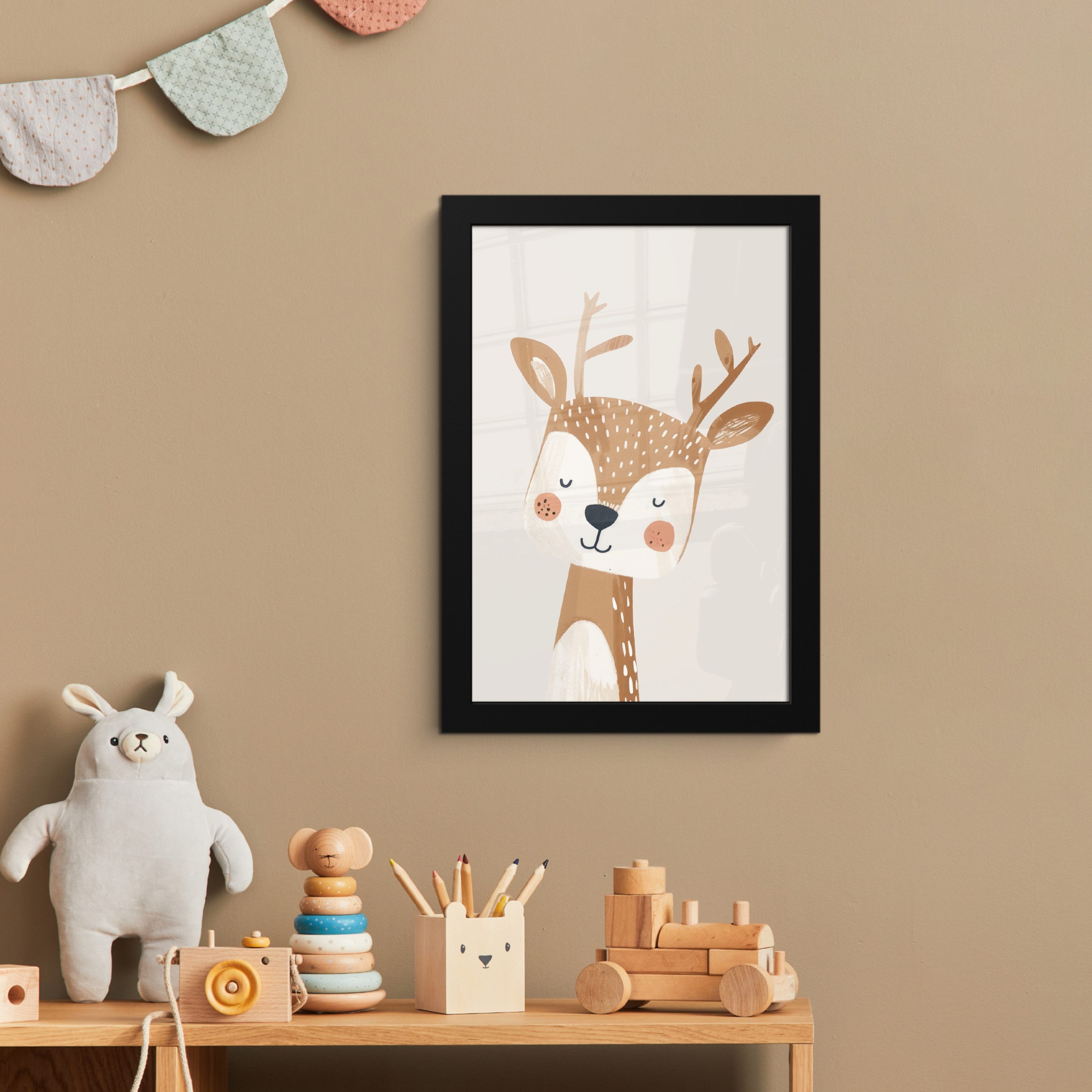 MuchoWow Poster Hirsche - Waldtiere - günstig online kaufen