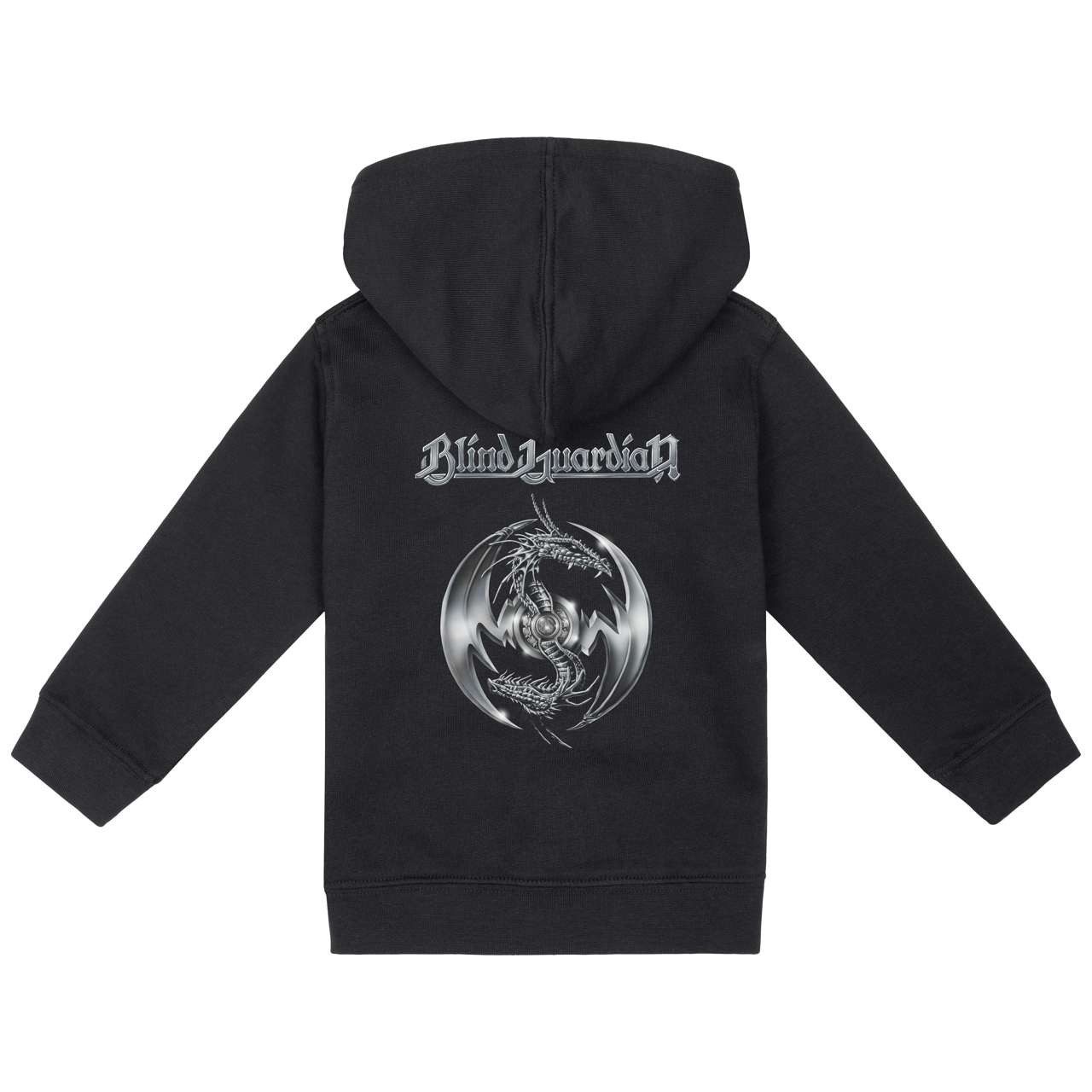 Metal Kids Kapuzensweatjacke mit Blind Guardian (Silverdragon) Aufdruck für Babys (0–24 M)