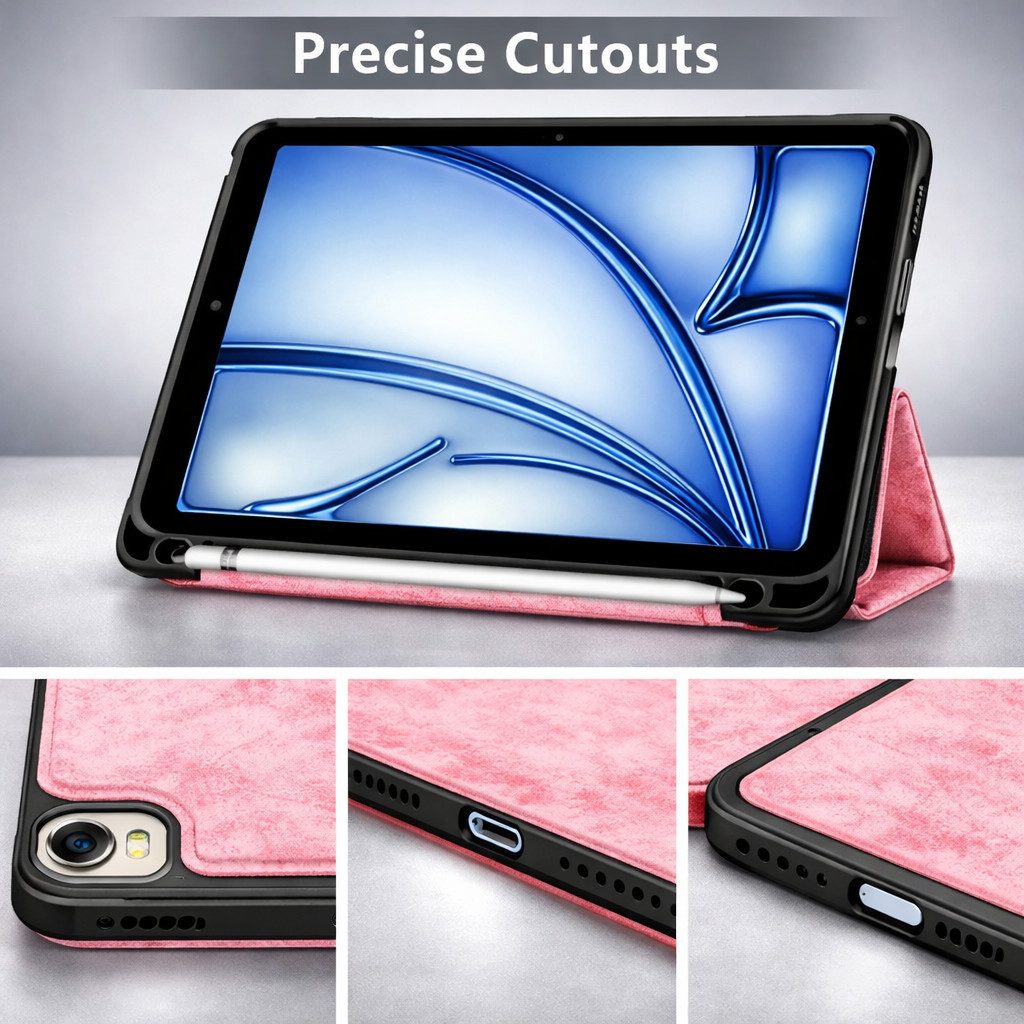 FroShop Tablet-Hülle für Apple iPad 12th 11" (A18) / iPad 11th 11" (A16) / iPad 10 10.9" 11 Zoll & 10.9 Zoll, Generation (2026/2025/2022) Wake Up Sleep mit & ohne Stifthalter