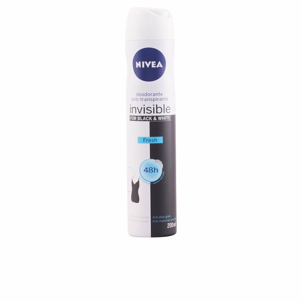 Nivea Deo-Zerstäuber Invisible White And Black Fresh Spray 200ml