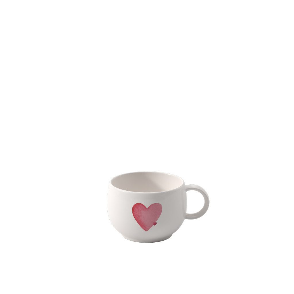 like. by Villeroy & Boch Espressotasse With Love Espressotasse Sending Love 8,5x6,5x4,5cm, 1-tlg., Porzellan, Premium Porcelain, mikrow.- & spülm.sicher, Made in Germany