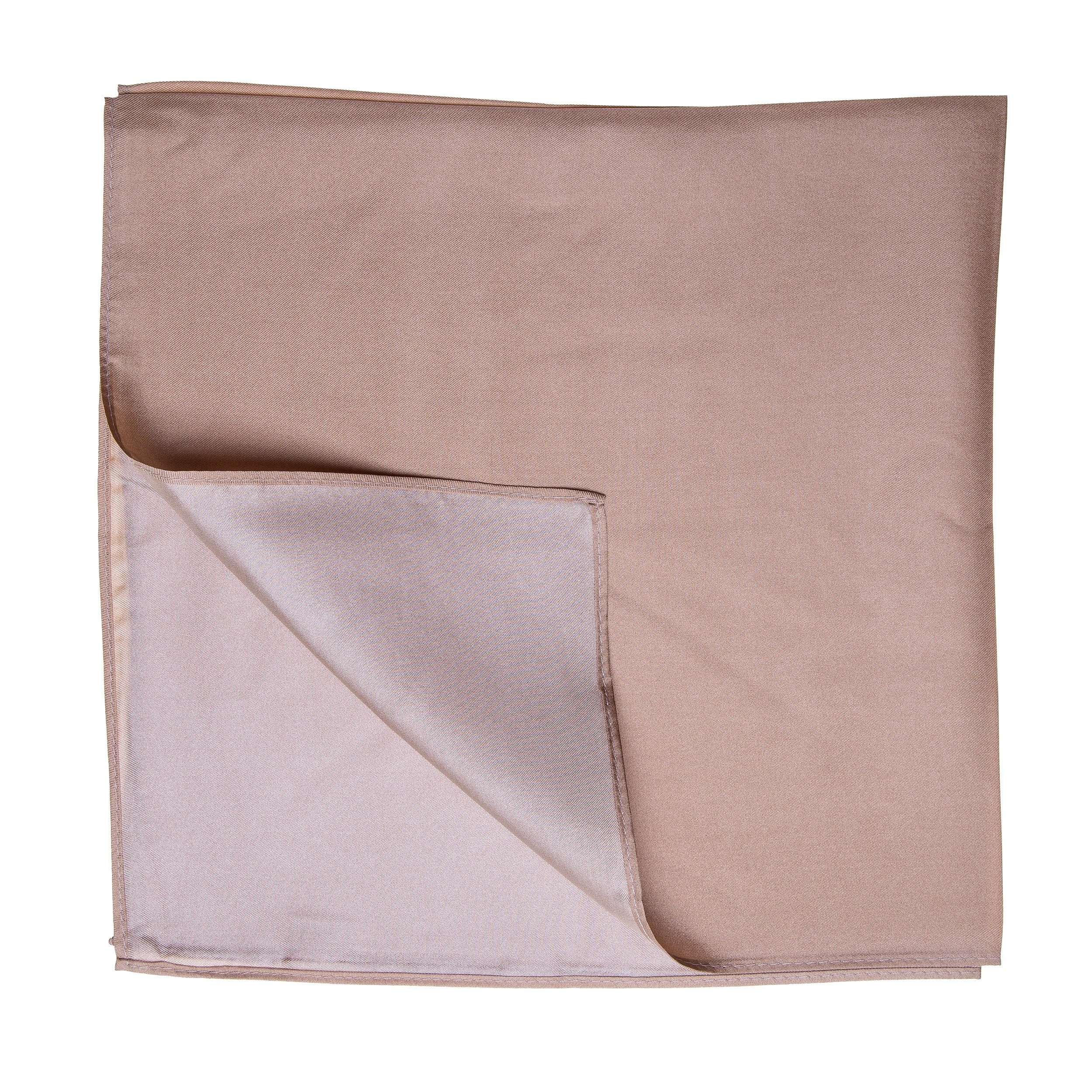 TINITEX Seidentuch Nickituch Halstuch Twill beige