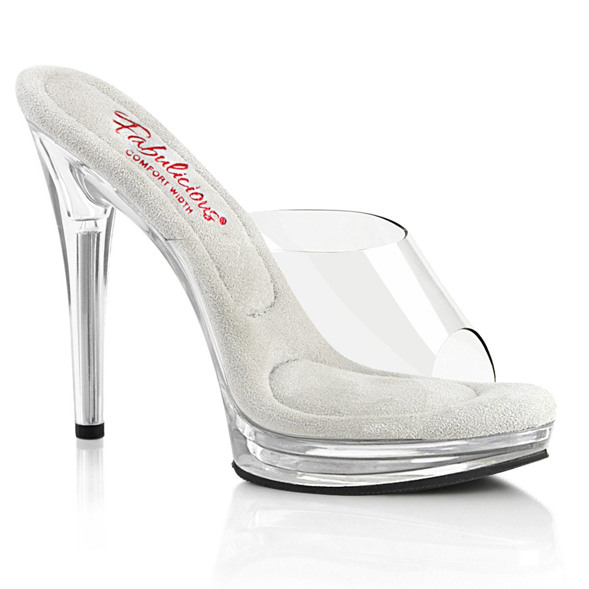 Sale GLORY-501 Fabulicious Damen High Heels komfortable Plateaupantole High-Heel-Stiefel