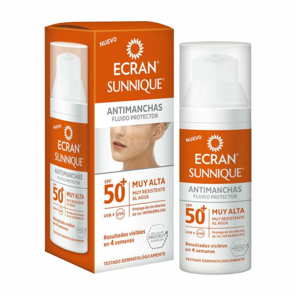 Ecran Sonnenschutzcreme Sunnique Antimanchas Fluido Protector Spf50+ 50ml