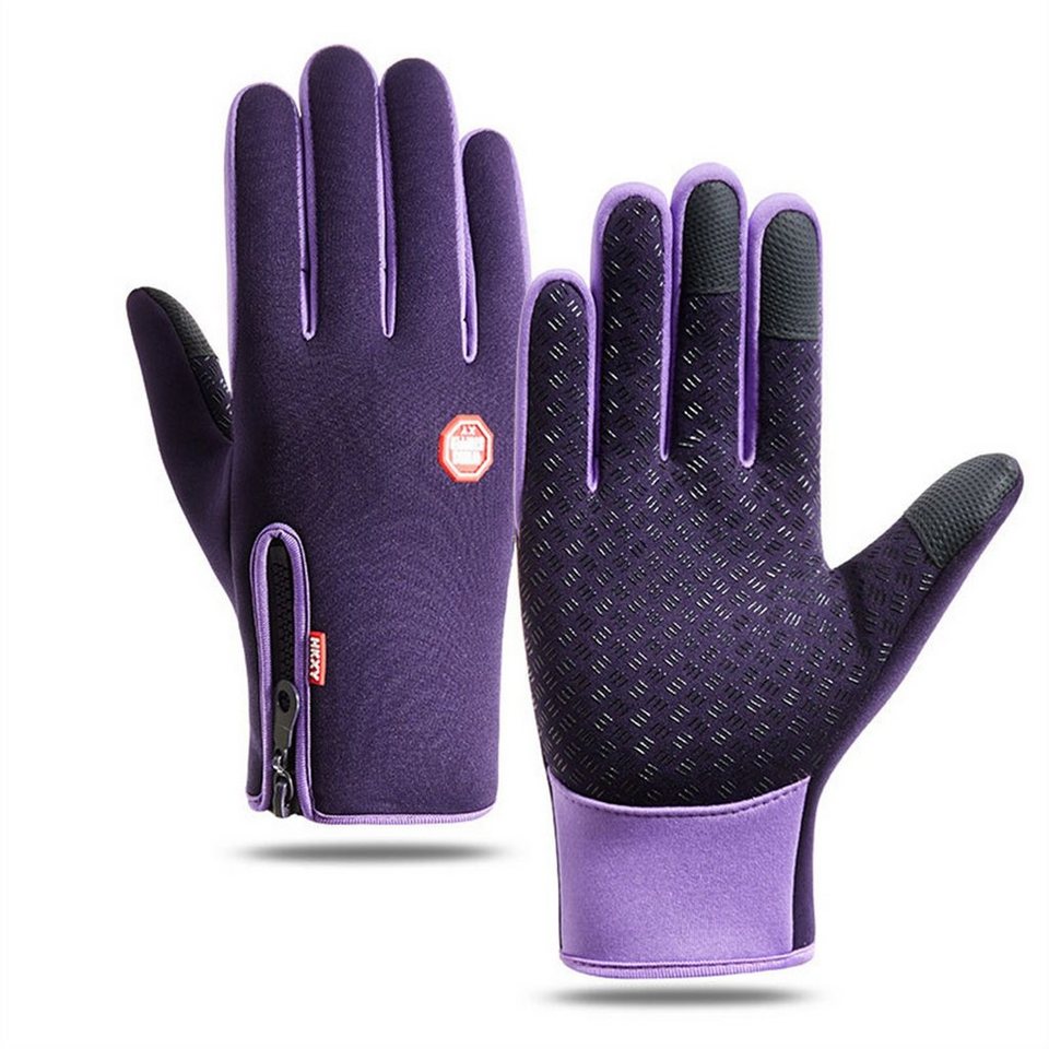 autolock für Windschutz Fahrradhandschuhe Thermo Outdoor-Aktivitäten Touchscreen Handschuhe