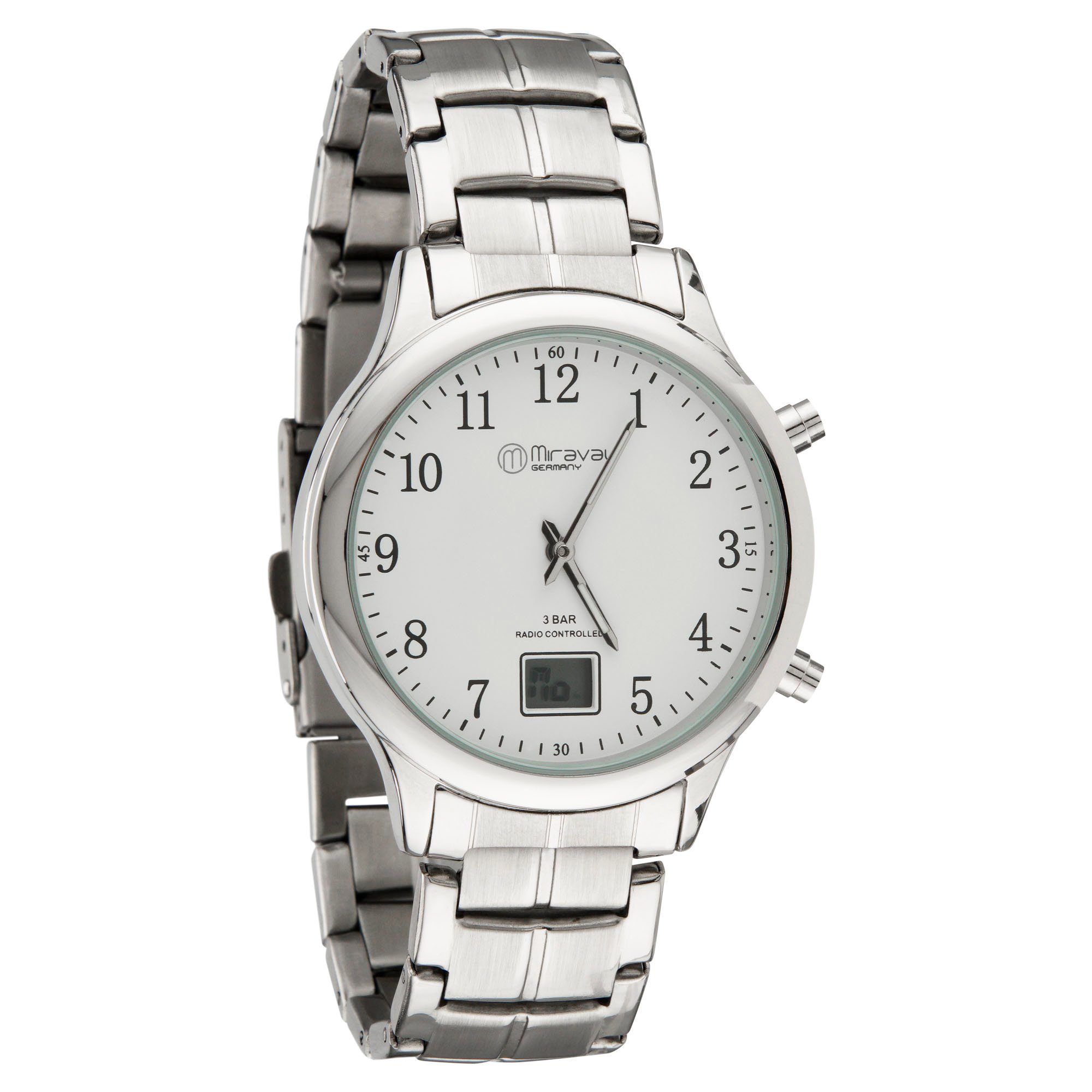 Miraval Quarzuhr Miraval Funk Armbanduhr mit Edelstahlarmband günstig online kaufen