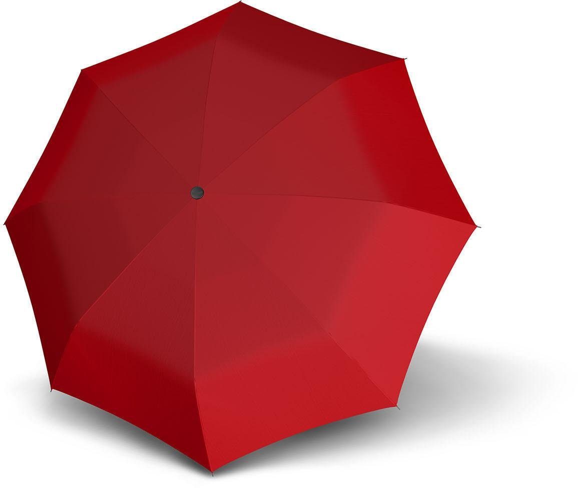 doppler® mit Handtasche oder ideal Reisegepäck praktischer, leichter Schirm für Auf-Zu-Automatik, Taschenregenschirm