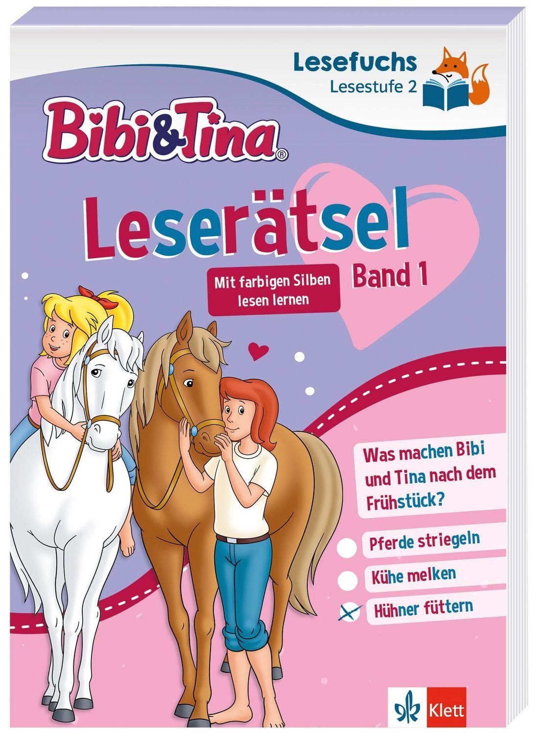 Lesefuchs Bibi & Tina: Leserätsel Lesestufe 2, Band 1 / diverse