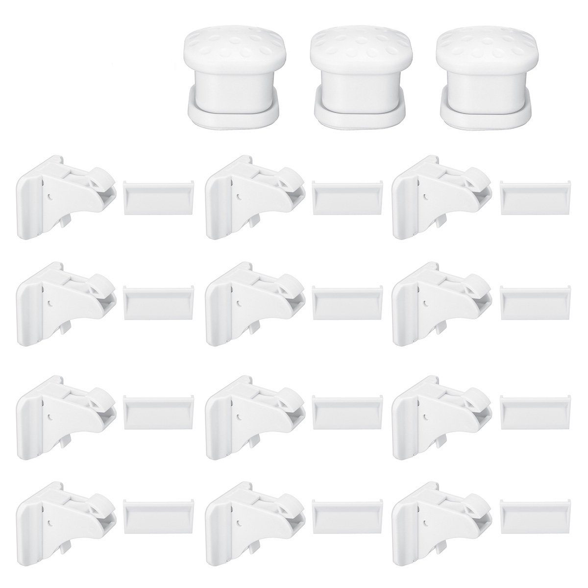 bioby Kindersicherung 30tlg Magnetschloss Kindersicherung Schrankschloss, 1 günstig online kaufen