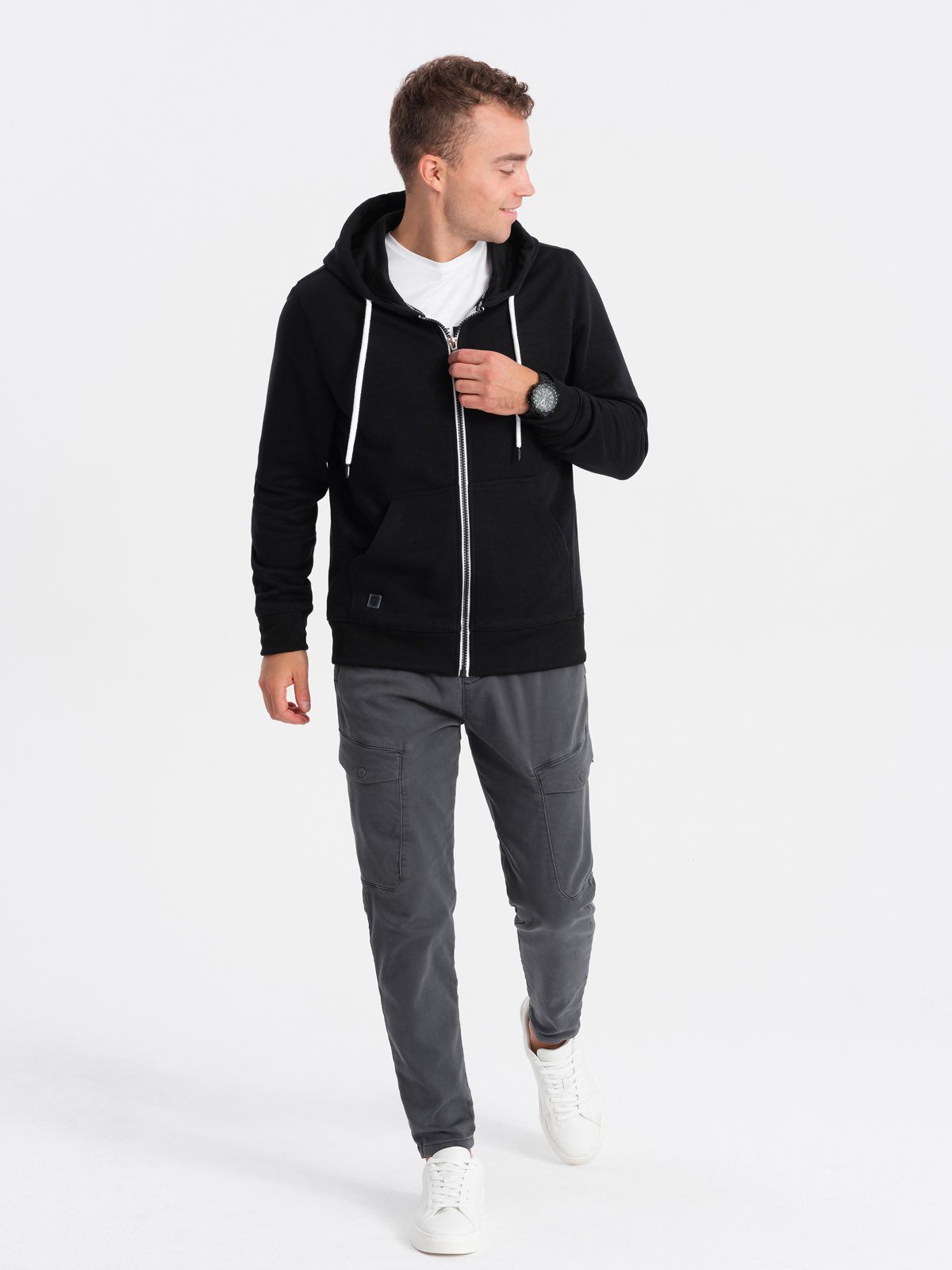 OMBRE Kapuzensweatshirt BASIC Kapuzensweatshirt für Männer