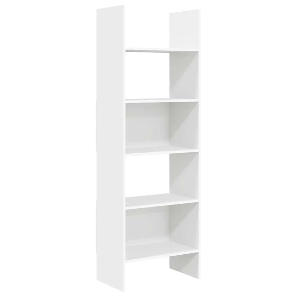 vidaXL Bücherregal Bücherregal Weiß 60x35x180 cm Holzwerkstoff, 1-tlg. günstig online kaufen