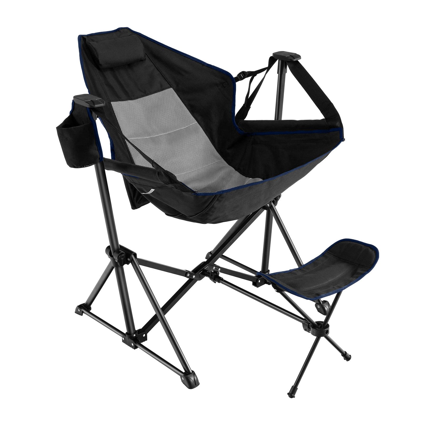 COSTWAY Campingstuhl, Klappstuhl mit Kopfstütze, verstellbar, günstig online kaufen