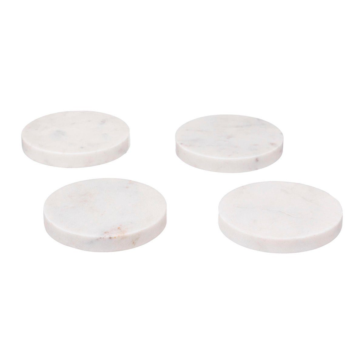 Secret de Gourmet Glasuntersetzer Glasuntersetzer MARBLE, Ø 10 cm, 4er-Set, Zubehör für Tischdekoration, 4er-Set