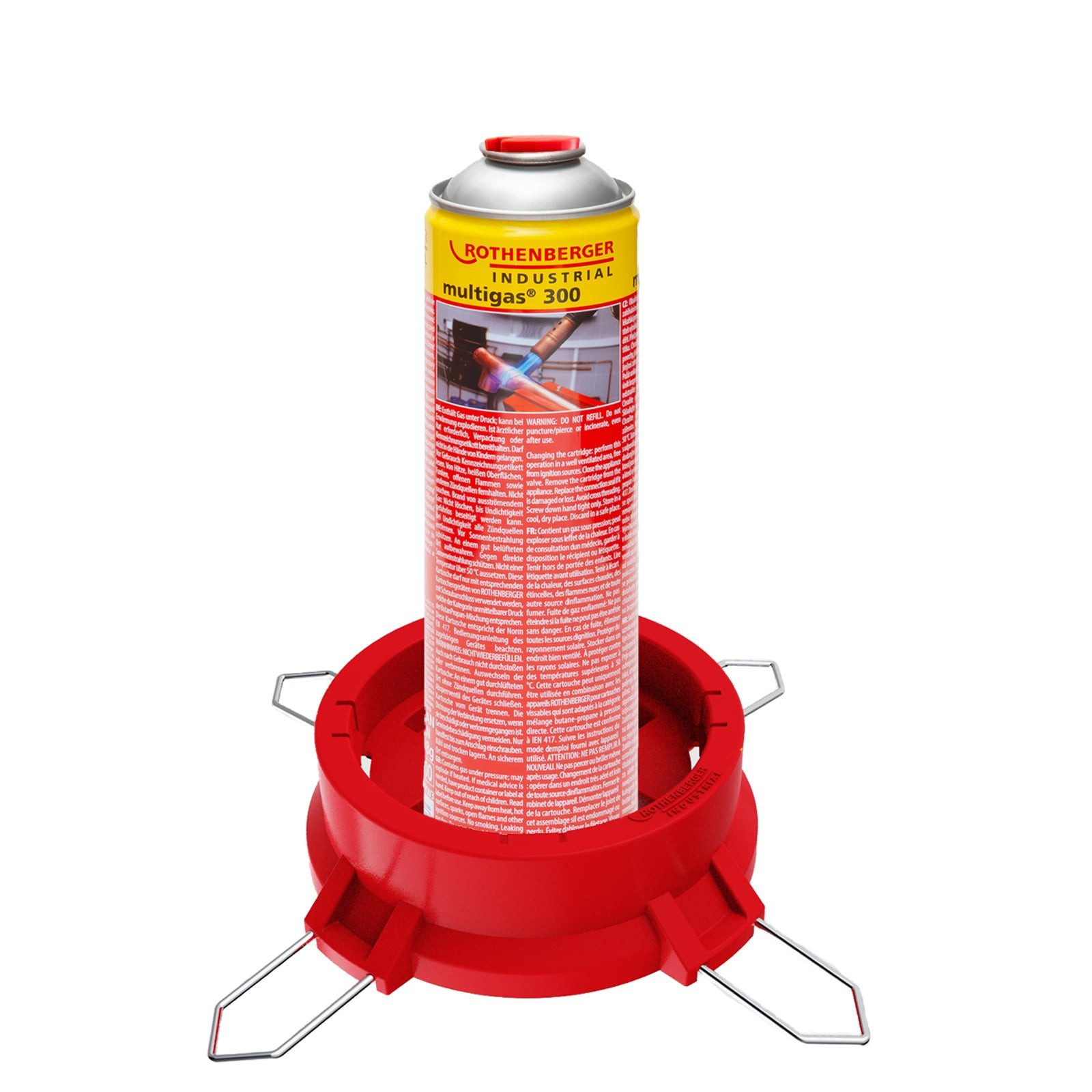Rothenberger Industrial Beamer-Standfuß ROTHENBERGER Industrial Standfuß Kartuschenständer für Gaskartusche