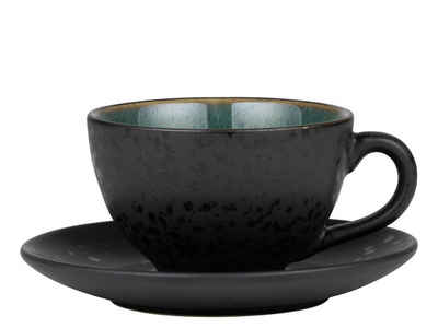 Bitz Untertasse Gastro black / green, 2-tlg.