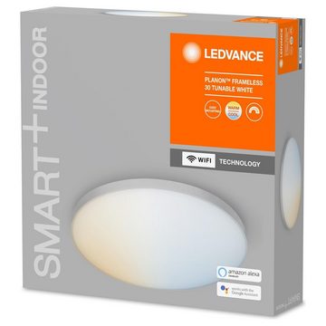 Ledvance LED Panel SMART+ LED Panel 20W 1700lm 2700 bis 6500K, Fernbedienung: Nein, Leuchtmittel enthalten: Ja, fest verbaut, LED, warmweiss, LED Panele
